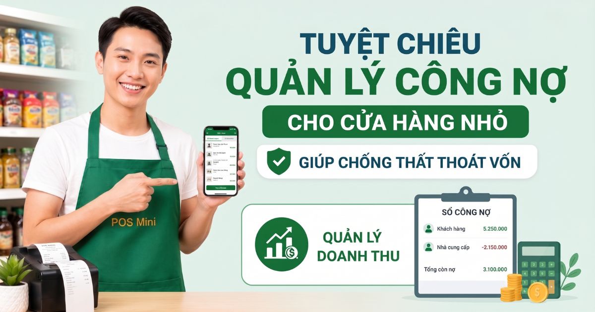Tuyệt chiêu quản lý công nợ cho cửa hàng nhỏ giúp chống thất thoát vốn